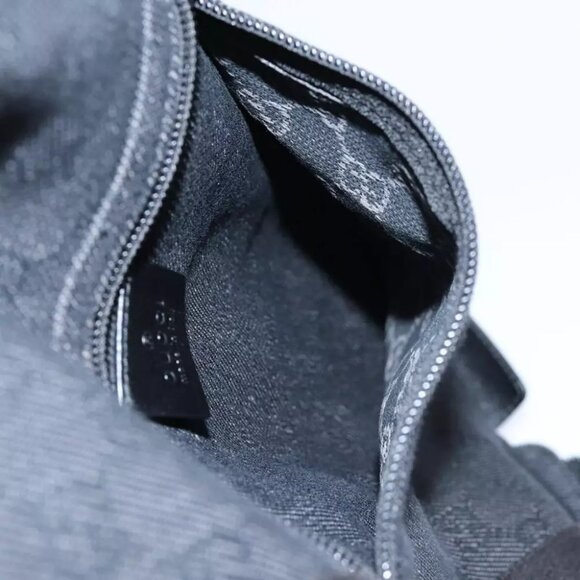 GUCCI GG Canvas Tote Bag Black - Picture 12 of 14